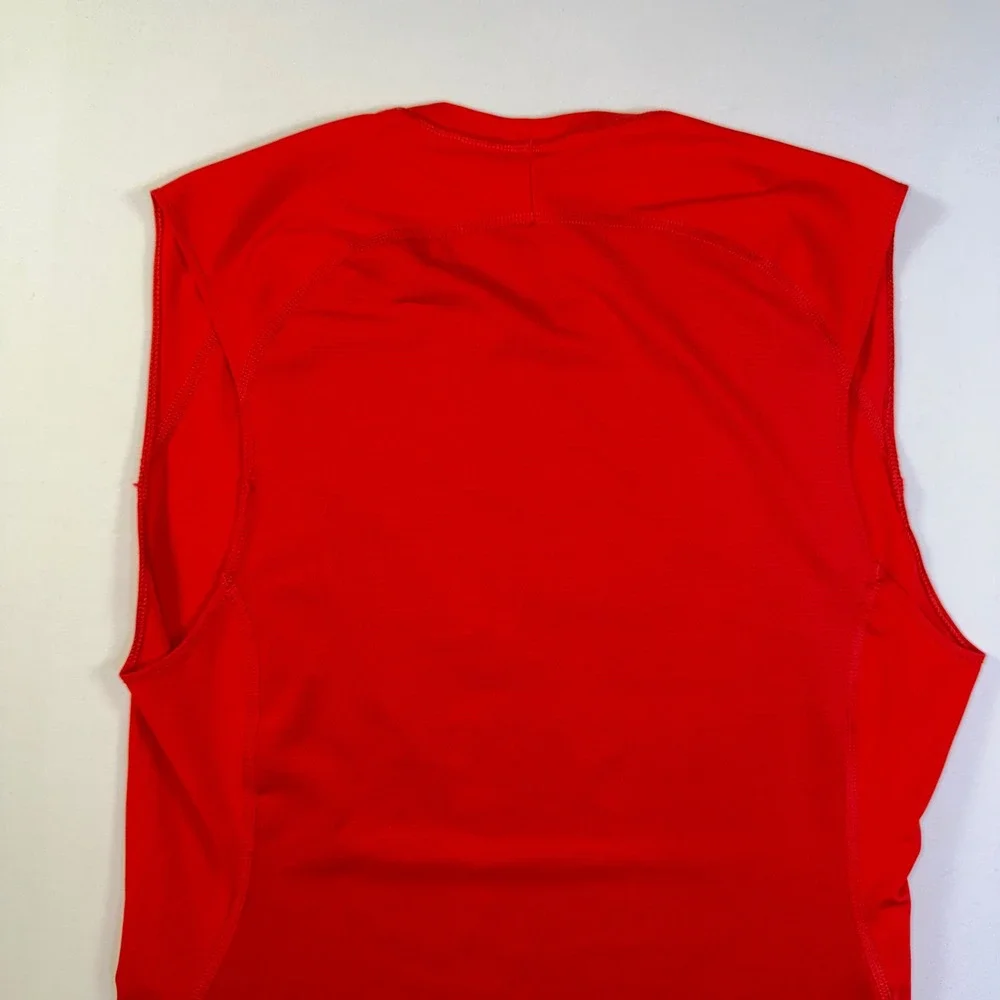 Adidas‎ Techfit Compression Mens Sleeveless Training Shirt Red CW9582 Medium